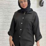 شومیز شانتون مشکی
