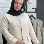 کت ژاکارد پاپیون