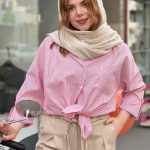 شومیز نخی راه راه