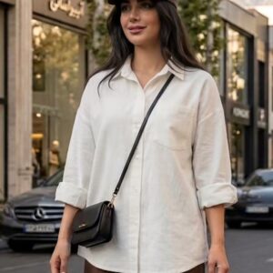 شومیز پاستلی لینن
