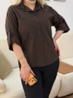 شومیز لینن ساده