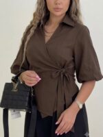 شومیز عروسکی پاپیون - Image 6