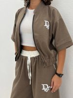 ست بامبر شلوار لامر DIOR - تصویر 5